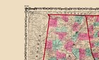 Historic State Map - Georgia Alabama - Johnson 1860 - 23 X 37 34