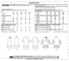 Mccalls Sewing Pattern 7995 Dress Flounce Ruffled Misses Size Xs-med