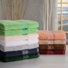 4 Piece Bath Towel Set Extra Soft Absorbent Quick Drying Solid Bathroom Towels