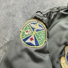 Vintage 70s Usaf Cold Weather Flight Jacket Bomber Size Small Green Military Med