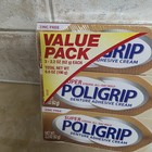 Super Poligrip Extra Care Denture Adhesive Cream  Value Pack 3 X 2 2oz  6 6oz 