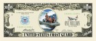 Pack Of 50 Coast Guard Uscg 1 Million Dollar Bills Collectible Novelty Money