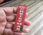 Dollhouse Miniature   Merry Christmas Sign   Handmade