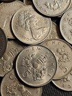 Great Britain 5 New Pence  Copper-nickel Coin Badge Of Scotland Free Shipping 