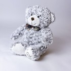 Fao Schwartz Cute Teddy Bear Plush With Bow Tie Nwt 12  Grey Marble