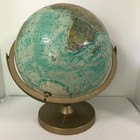 Vintage Replogle 12  Diameter Globe World Ocean Series Raised Relief Spins Ussr