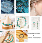 300pcs Spacer Beads 6 Style Antique Golden Tibetan Metal Jewelry Beads Loose Spa