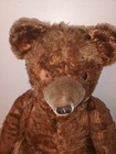 Vintage Antique Mohair 21 Inch Brown Jointed Teddy Bear