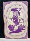 1940s Pinocchio Game Card Castell Pepys Disney Rare Card Disneyana