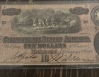 1864  10 Confederate State Of America