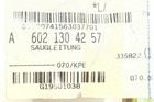 New Oem Genuine Mercedes Ac Air Suction Hose 1986-1989 190d 190e A6021304257