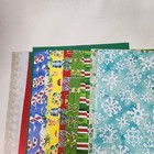 Christmas Scrapbook Sticker Paper Lot Recollections Botanica Noel 12x12 Striped
