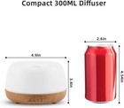 Yoga spa 300ml Essential Oil Diffuser With 7-color Led Lights And Remote Control