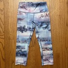 Lululemon Wunder Under Crop Leggings In Sunrise Silhouette Multi Size 6