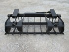 72  Dual Cylinder Root Grapple Bucket Attachment Fits Skid Steer Quick Attach
