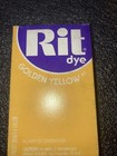 Rit All-purpose Powder Dye Golden Yellow -1 1 8 Oz Tie Dye  Factory Sealed  new 
