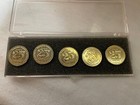 Rare Complete Set Of Lancaster Pa Parking Garage Token Set Of 5