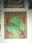 Straits Settlements   Malaya Kgv Used Stamp Page  5  2 High Values Kevii Kgvi
