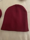 Vintage West Coast Choppers Usa Made Beanie Maroon Red Small Or Child   s Head
