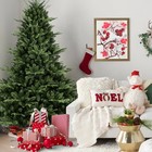 Unlit Full-shaped 8ft Artificial Christmas Tree With Hinged Structure wide Base