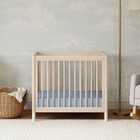 Mini Crib 4-in-1 Convertible Washed Natural White Babyletto Gelato M12998nxw