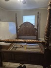 Cherry Wood Queen Bedroom Set With No Mattress Or Box Spring