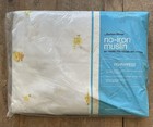 Vtg Fashion Manor Jc Penny No Iron Muslin One Fitted Double Sheet Floral Yellow