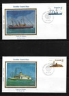 Canada Sc   700-703 Inland Vessels   Colorano Silk Cachet