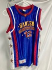 Harlem Globetrotters Basketball Jersey Size Medium Blue white red Ant  12