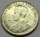 1929 Canada 25 Cents Silver Coin - Ships Free W  Usps Track   Insurance