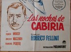 1957 Nights Of Cabiria Fellini Giulietta Masina 1sh Movie Poster Rare Ed Dif Art