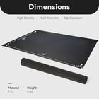 Balancefrom Fitness 5  X 7  High Density Gym Equipment Mat For Floor Protection