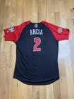 2015 Mlb Game Worn Milwaukee Brewers Orlando Arcia All Star Futures Jersey Holo