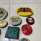 Vintage Pinback Button Lot Batman Jetsons Astro Pat Paulsen Beer Peace Pop Cult