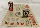 Antique 1935 Krueger Beer   Ale Keglined Can Brochure Rare 