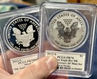 2012 Rev  Proof American Silver Eagle  Pcgs Pr70 Anniv  Mint Set Mercanti Signed