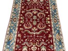 4 X 6 Ft Afghan Chobi Rug - Hand Knotted Wool Traditional Red Oriental Carpet