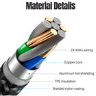 3 6pack Fast Charger Cable Heavy Duty For Iphone 13 12 11 X Xr 8 7 Charging Cord