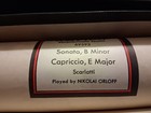 Ampico 69393  Sonata  B Minor Piano Roll