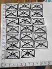 Vintage Us Army 2nd Battalion 32nd Infantry Guidon Flag And  20  Patches