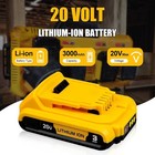 2pack For Dewalt 20v 20 Volt Max Xr 3 0ah Lithium Battery Dcb206-2 dual Charger