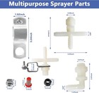 Spray Boom Repair Kit  Sprayer Parts Including 8001-vs Tips Screens Clamps 3 8 