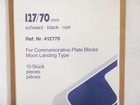 Hawid Schaufix Black Stamp Mounts 127 70 Pack 10 Moon Landing Plate Blocks  m35 