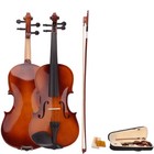 Full Size 4 4 Natural Acoustic Violin Fiddle With Case Rosin Bow
