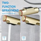 Brushed Pull-down Vessel Faucet - Single Hole Bathroom Sink Faucet