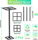 2 Pcs Metal Dragon Fruit Trellis  Durable Adjustable Dragon Fruit Stand Gardenin