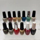 Lot Of 10 - Opi Nail Lacquer Polish 0 5oz - Assorted No Repeated Colors - New