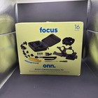 Onn  Action Camera Accessory Kit Focus Onn  16-piece Universal Black Aluminum