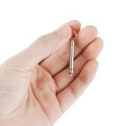 Qlfecle Portable Mini Titanium Toothpicks Holder  2 Pieces 2pcssilver 