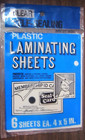 Seal A Card Plastic Clear Laminating Sheets Sheets No Tools Needed  64521 6 Pcs 